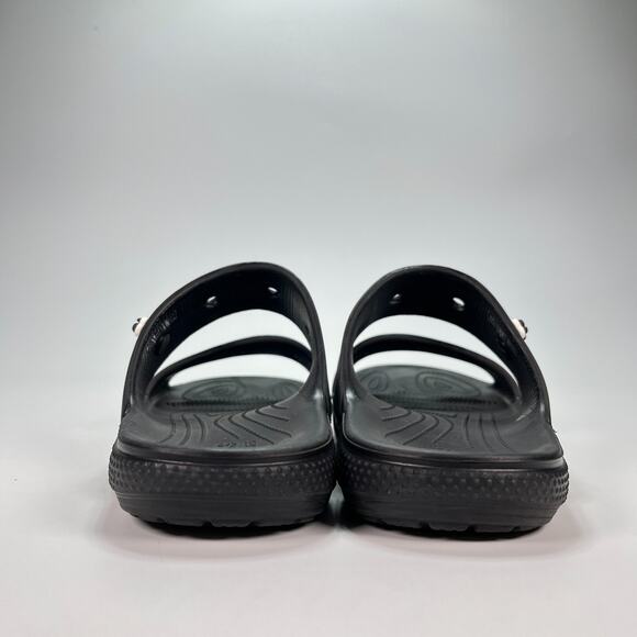 Crocs Classic Black All Terrain Slide Sandals Lightweight Men's Size 9 - Picture 4 of 9